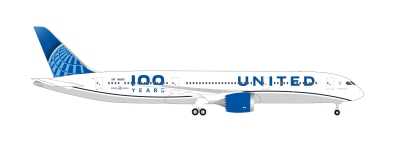 Herpa 539050 - 1:500 - United Airlines B787-9 100 Years - N61101